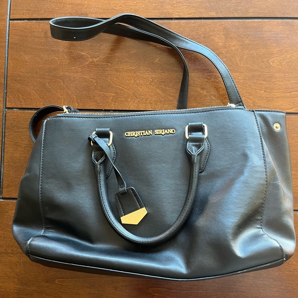 Christian Siriano Black Satchel